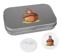 Azeeda 'Rat on Giant Acorn' Golf Markers Gift Set (GO00098030)