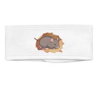 Azeeda 'Rat Sleeping on Leaf' Beauty Headband (HB00048239) | Soft Hair Band for Makeup, Skincare, Spa and Facial Treatments