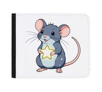 Azeeda 'Rat with Star' Slim Wallet/Cardholder (WL00039590)