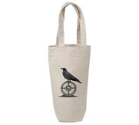 Azeeda 'Raven on Viking Shield' Cotton Wine Bottle Gift/Travel Bag (BL00048390)