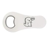 Azeeda 'Rawr Cute Dinosaur' Bottle Opener Fridge Magnet (BO00098391)
