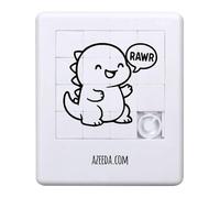 Azeeda 'Rawr Cute Dinosaur' Sliding Puzzle (PZ00040205)