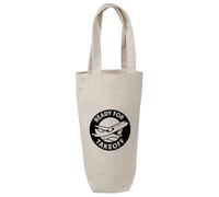 Azeeda 'Ready For Takeoff' Cotton Wine Bottle Gift/Travel Bag (BL00043352)