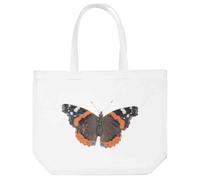 Azeeda 'Red Admiral Butterfly' Tote Shopping Bag For Life (BG00073060)