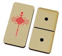 Azeeda 'Red Chinese Knotting' Domino Set & Box (DM00059080)