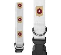 Azeeda 'Red Lancashire Rose' Dog Collar - White, S (PR00084603)