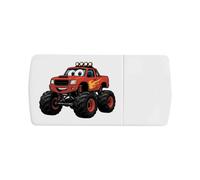 Azeeda 'Red Monster Truck' Pill Box with Splitter (PI00046541)