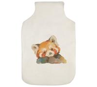 Azeeda 'Red Panda Portrait' Hot Water Bottle Cover (HW00052484)