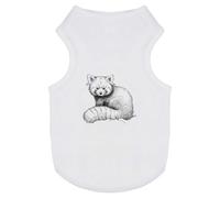 Azeeda 'Red Panda Portrait' Pet Dog/Cat T-Shirt, S (PT00167837)