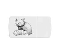 Azeeda 'Red Panda Portrait' Pill Box with Tablet Splitter (PI00038360)