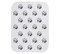 Azeeda 'Red Panda Wearing Santa Hat' Baby Burp/Wash Cloth (BC00042087)