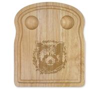 Azeeda 'Red Panda with Wreath' Wooden Breakfast Board (WB00099538)