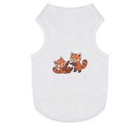 Azeeda 'Red Pandas Playing' Pet Dog/Cat T-Shirt, S (PT00168977)