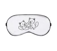 Azeeda 'Red Pandas Playing' Sleep/Travel Eye Mask (EY00033616)