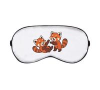 Azeeda 'Red Pandas Playing' Sleep/Travel Eye Mask (EY00033617)