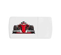 Azeeda 'Red Race Car' Pill Box with Tablet Splitter (PI00015424)
