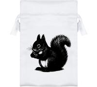 Azeeda 'Red Squirrel' Satin Gift Bag - 15cm (SB00161972)