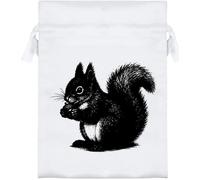 Azeeda 'Red Squirrel' Satin Gift Bag - 18cm (SB00161973)