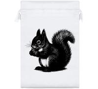 Azeeda 'Red Squirrel' Satin Gift Bag - 25cm (SB00161975)