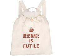 Azeeda 'Resistance Is Futile' Canvas Rucksack/Backpack (RK00046916)