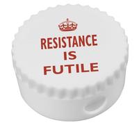 Azeeda 'Resistance is Futile' Compact Pencil Sharpener (PS00055321)