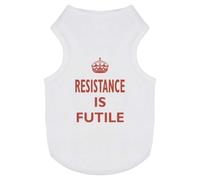 Azeeda 'Resistance Is Futile' Pet Dog/Cat T-Shirt, M (PT00184770)