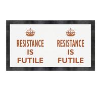 Azeeda 'Resistance Is Futile' Pet Feeding Mat (PM00037480)