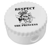 Azeeda 'Respect The Princess Cat' Compact Pencil Sharpener (PS00052628)