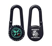 Azeeda 'Respect The Princess Cat' Compass Keyring (KC00042905)