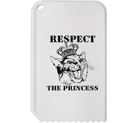 Azeeda 'Respect The Princess Cat' Plastic Ice Scraper (IC00048062)