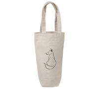 Azeeda 'Resting Fox' Cotton Wine Bottle Gift/Travel Bag (BL00047130)