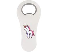 Azeeda 'Retro Game Style Unicorn' Bottle Opener Fridge Magnet (BO00101760)