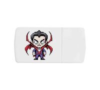 Azeeda 'Retro Game Style Vampire' Pill Box with Tablet Splitter (PI00041343)