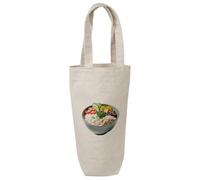Azeeda 'Rice Bowl' Cotton Wine Bottle Gift/Travel Bag (BL00049728)