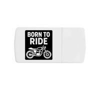 Azeeda 'Ride Lifestyle Design' Pill Box with Tablet Splitter (PI00037313)