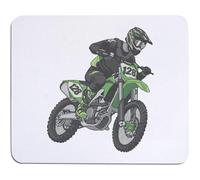 Azeeda 'Riding Motocross Dirt Bike' Mouse Mat/Desk Pad (MO00044452)