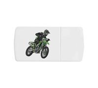 Azeeda 'Riding Motocross Dirt Bike' Pill Box with Tablet Splitter (PI00041495)
