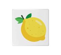 Azeeda 'Ripe Lemon' 108mm Square Ceramic Tile (TD00039611)