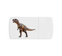 Azeeda 'Roaring Dinosaur' Pill Box with Tablet Splitter (PI00040586)