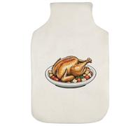Azeeda 'Roast Chicken' Hot Water Bottle Cover (HW00049664)