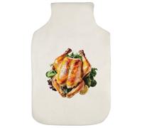 Azeeda 'Roast Chicken' Hot Water Bottle Cover (HW00049665)