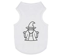 Azeeda 'Robed Wizard' Pet Dog/Cat T-Shirt, L (PT00178227)