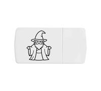 Azeeda 'Robed Wizard' Pill Box with Tablet Splitter (PI00040958)
