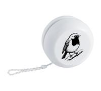 Azeeda 'Robin Bird on a Snowy Winter Branch' Retro Style Yo-Yo (YY00051266)