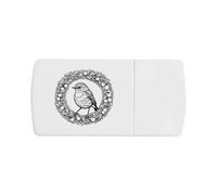 Azeeda 'Robin & Wreath' Pill Box with Splitter (PI00046660)