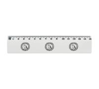 Azeeda 'Robin & Wreath' Plastic Ruler - 15cm (RL00118809)