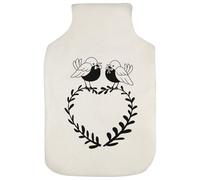 Azeeda 'Robins in Love' Hot Water Bottle Cover (HW00042587)