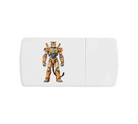 Azeeda 'Robot Tiger' Pill Box with Tablet Splitter (PI00042513)
