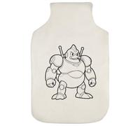Azeeda 'Robot War Duck' Hot Water Bottle Cover (HW00046621)