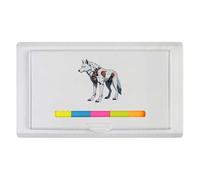 Azeeda 'Robot Wolf' Sticky Note Ruler Pad (ST00046344)